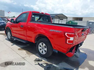 2018 Ford F-150 XL with VIN 1FTMF1CB8JKE22462, listed as a IAAI auction lot 42622267 with 72,931 mi miles and . Bid and sale history available at DreamBid. Image 3.