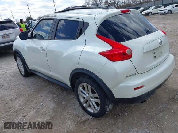 2012 Nissan Juke SL with VIN JN8AF5MV6CT113108, listed as a IAAI auction lot 41886495 with 1 mi miles. Bid and sale history available at carsss.com. Image 3.