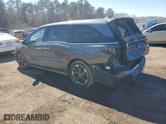 2023 Honda Odyssey Elite с VIN 5FNRL6H9XPB044166, выставлен на аукционе Copart как лот 44272345 с пробегом Не указан миль и Списание • Salvage title. История ставок и продаж доступна на DreamBid. Изображение 2.
