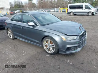 2016 Audi S3 Premium Plus with VIN WAUB1GFF3G1075819, listed as a IAAI auction lot 41943074 with 116,643 mi miles. Bid and sale history available at carsss.com. Image 1.