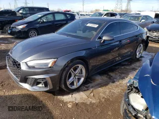 2021 Audi A5 Sportback S line Premium Plus with VIN WAUFACF53MA052425, listed as a Copart auction lot 45168953 with 8,066 mi miles. Bid and sale history available at carsss.com. Image 1.