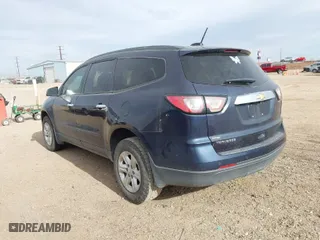 2017 Chevrolet Traverse LS with VIN 1GNKRFED6HJ299763, listed as a IAAI auction lot 41132189 with 136,642 mi miles. Bid and sale history available at carsss.com. Image 3.