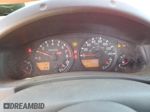 2005 Nissan Frontier LE with VIN 1N6AD06W45C402255, listed as a Copart auction lot 75503734 with 219,934 mi miles and Salvage title. Bid and sale history available at DreamBid. Image 9.