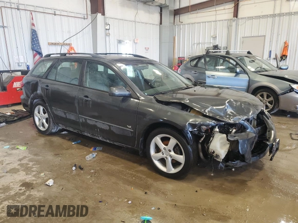 2005 Mazda 6 Sport S with VIN 1YVHP82DX55M27588, listed as a Copart auction lot 48399665 with 140,125 mi miles and Non Repairable. Bid and sale history available at DreamBid. Image 4.