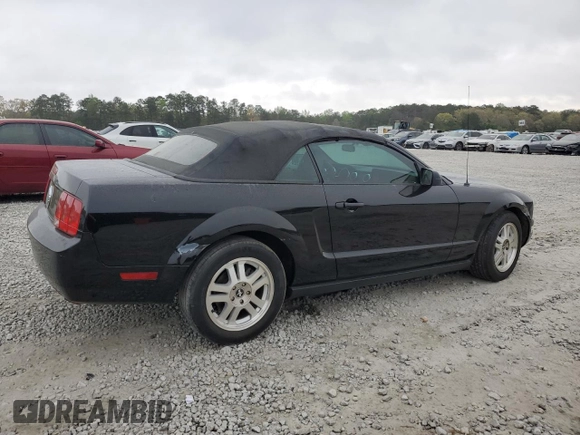 2007 Ford Mustang Deluxe with VIN 1ZVFT84N375281260, listed as a Copart auction lot 51205445 with 274,807 mi miles and Salvage Title. Bid and sale history available at carsss.com. Image 3.