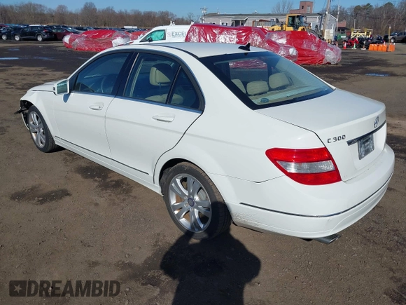 2011 Mercedes-Benz C-Class C 300 Sport with VIN WDDGF8BB7BR168068, listed as a IAAI auction lot 41835011 with 63,892 mi miles. Bid and sale history available at carsss.com. Image 3.