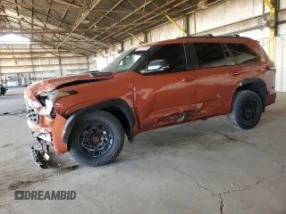 2024 Toyota Sequoia SR5 with VIN 7SVAAABA4RX037155, listed as a Copart auction lot 81374134 with 5,439 mi miles and Salvage Title. Bid and sale history available at carsss.com. Image 1.