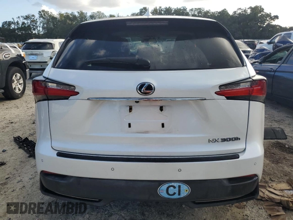 2015 Lexus NX 300h with VIN JTJYWRBZXF2002107, listed as a Copart auction lot 78879504 with 227,453 mi miles and Salvage title. Bid and sale history available at DreamBid. Image 6.