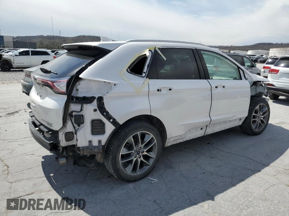 2016 Ford Edge Titanium with VIN 2FMPK3K97GBC51916, listed as a Copart auction lot 47850934 with 94,035 mi miles and Salvage Title. Bid and sale history available at carsss.com. Image 3.