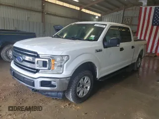 2018 Ford F-150 XL with VIN 1FTFW1E52JFA97851, listed as a Copart auction lot 57136925 with 136,915 mi miles and Clean title. Bid and sale history available at DreamBid. Image 1.