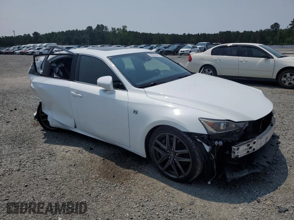 2017 Lexus IS 200t with VIN JTHBA1D22H5056977, listed as a Copart auction lot 58803545 with 77,094 mi miles and Salvage title. Bid and sale history available at DreamBid. Image 4.
