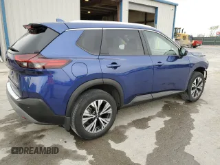 2022 Nissan Rogue SV with VIN JN8BT3BB4NW336422, listed as a Copart auction lot 50965395 with 33,905 mi miles and Salvage Title. Bid and sale history available at carsss.com. Image 3.