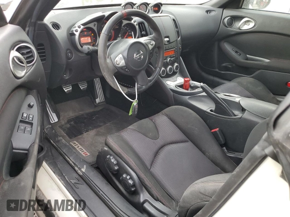 2014 Nissan 370Z Touring with VIN JN1AZ4EH5EM630793, listed as a Copart auction lot 77950484 with 110,229 mi miles and Salvage Title. Bid and sale history available at carsss.com. Image 8.