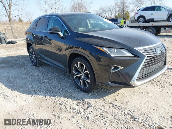 2017 Lexus RX with VIN 2T2BGMCA9HC012953, listed as a IAAI auction lot 41801492 with 97,981 mi miles. Bid and sale history available at carsss.com. Image 1.