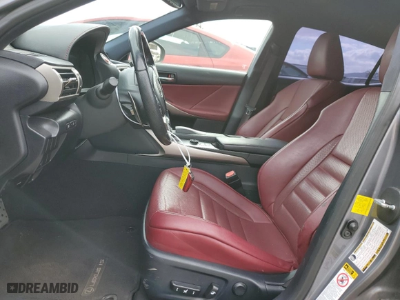 2015 Lexus IS 250 with VIN JTHBF1D28F5077847, listed as a Copart auction lot 45651795 with 107,812 mi miles and Salvage Title. Bid and sale history available at carsss.com. Image 7.