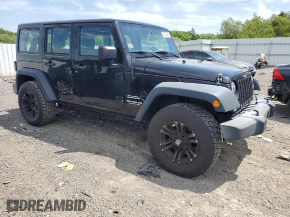 2017 Jeep Wrangler Unlimited Sport with VIN 1C4BJWDG7HL604106, listed as a Copart auction lot 65230065 with 143,628 mi miles and Clean title. Bid and sale history available at DreamBid. Image 4.