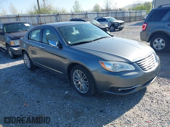 2012 Chrysler 200 Limited with VIN 1C3CCBCG4CN279473, listed as a IAAI auction lot 41983534 with 115,018 mi miles. Bid and sale history available at carsss.com. Image 1.