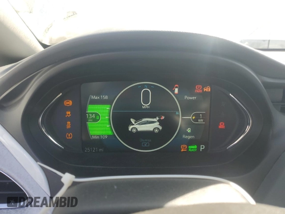 2021 Chevrolet Bolt EV LT with VIN 1G1FY6S05M4108088, listed as a Copart auction lot 48867605 with 25,121 mi miles and Salvage Title. Bid and sale history available at carsss.com. Image 9.