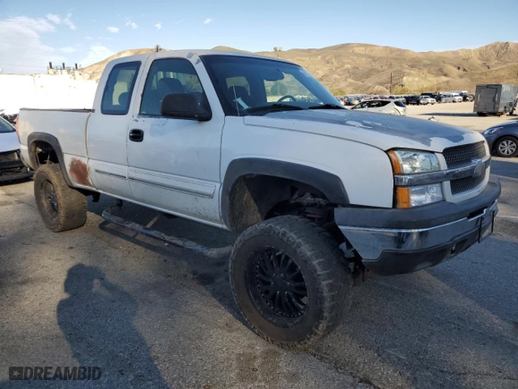 2003 Chevrolet Silverado 1500 LS with VIN 2GCEC19X831392379, listed as a Copart auction lot 46167325 with 0 mi miles and Salvage Title. Bid and sale history available at carsss.com. Image 4.