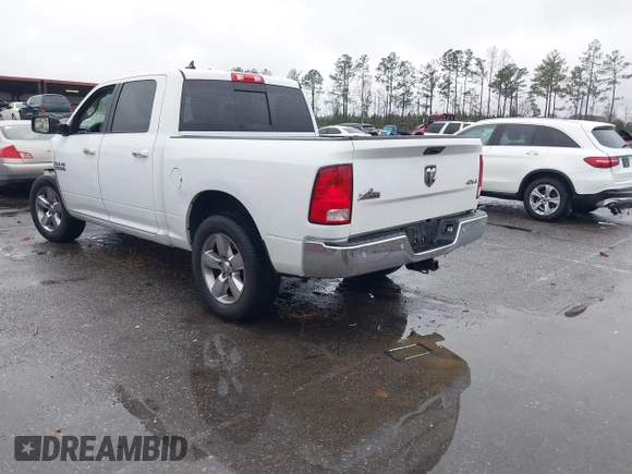 2018 Ram 1500 Big Horn with VIN 1C6RR7LG0JS134793, listed as a IAAI auction lot 41317649 with 106,237 mi miles. Bid and sale history available at carsss.com. Image 3.