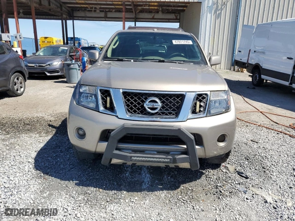 2008 Nissan Pathfinder SE with VIN 5N1AR18B18C605172, listed as a Copart auction lot 47871745 with 160,198 mi miles and Salvage Title. Bid and sale history available at carsss.com. Image 5.