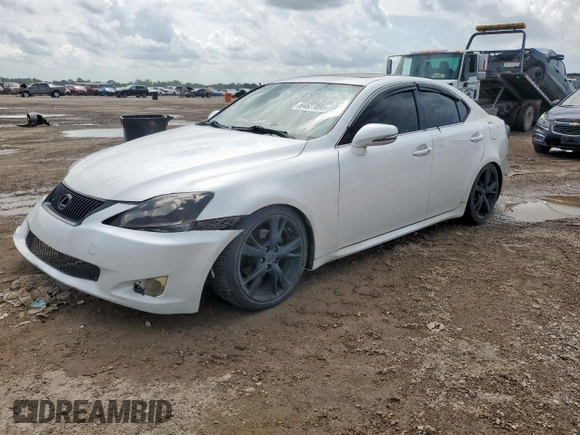 2009 Lexus IS 250 with VIN JTHBK262395093408, listed as a Copart auction lot 64627095 with 184,822 mi miles and Clean title. Bid and sale history available at DreamBid. Image 1.
