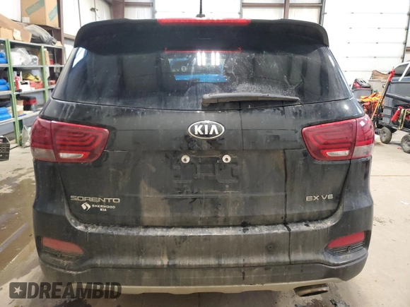 2020 Kia Sorento EX with VIN 5XYPHDA56LG704095, listed as a Copart auction lot 88557505 with 107,325 mi miles and Salvage Title. Bid and sale history available at DreamBid. Image 6.