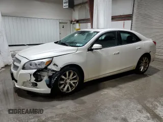 2013 Chevrolet Malibu LTZ with VIN 1G11H5SA2DF316768, listed as a Copart auction lot 47419395 with 161,991 mi miles and Salvage Title. Bid and sale history available at DreamBid. Image 1.