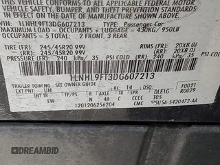 2013 Lincoln MKS EcoBoost with VIN 1LNHL9FT3DG607213, listed as a IAAI auction lot 42686285 with 97,622 mi miles and . Bid and sale history available at DreamBid. Image 9.