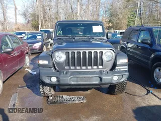 2022 Jeep Wrangler Unlimited Sport with VIN 1C4HJXDN1NW240032, listed as a IAAI auction lot 41130845 with 24,745 mi miles and . Bid and sale history available at DreamBid. Image 12.