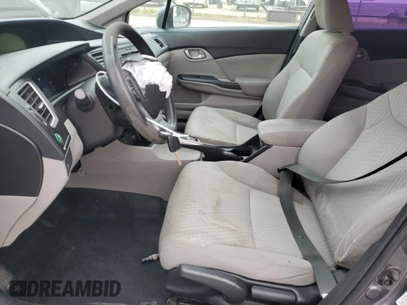 2015 Honda Civic LX z VIN 19XFB2F52FE275176, wystawiony jako Copart lot #53831585 z przebiegiem 142 435 mil mil oraz Szkoda całkowita • Salvage title. Historia ofert i sprzedaży dostępna na DreamBid. Obrazek 7.