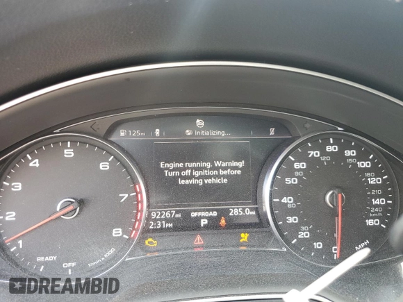 2018 Audi Q7 Premium with VIN WA1AHAF71JD041605, listed as a Copart auction lot 54475345 with 92,267 mi miles and Salvage title. Bid and sale history available at DreamBid. Image 9.