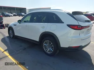 2024 Mazda CX-90 Preferred Plus with VIN JM3KKCHD0R1111349, listed as a IAAI auction lot 41881680 with 24,120 mi miles and . Bid and sale history available at DreamBid. Image 3.