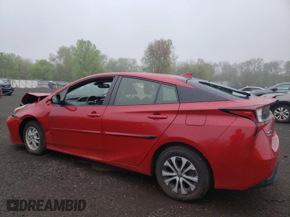 2019 Toyota Prius LE z VIN JTDL9RFU3K3008712, wystawiony jako Copart lot #55384635 z przebiegiem 34 228 mil mil oraz Szkoda całkowita • Salvage title. Historia ofert i sprzedaży dostępna na DreamBid. Obrazek 2.