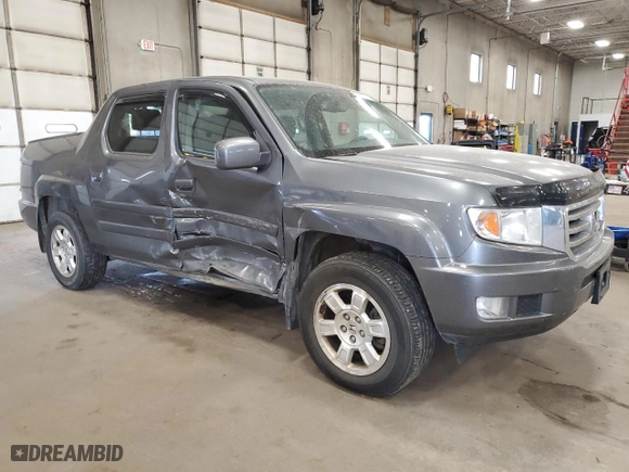 2013 Honda Ridgeline RTS with VIN 5FPYK1F48DB004017, listed as a Copart auction lot 76687804 with 144,195 mi miles and Salvage Title. Bid and sale history available at carsss.com. Image 4.