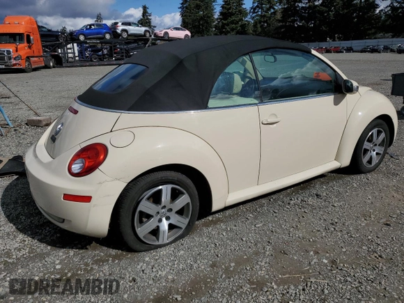 2006 Volkswagen Beetle with VIN 3VWRG31Y66M331578, listed as a Copart auction lot 49324285 with 93,854 mi miles and Salvage title. Bid and sale history available at DreamBid. Image 3.