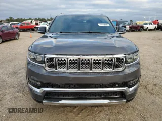 2023 Jeep Grand Wagoneer Series III z VIN 1C4SJVGP5PS512227, wystawiony jako Copart lot #41462895 z przebiegiem Nie podano mil oraz Szkoda całkowita • Salvage title. Historia ofert i sprzedaży dostępna na DreamBid. Obrazek 5.