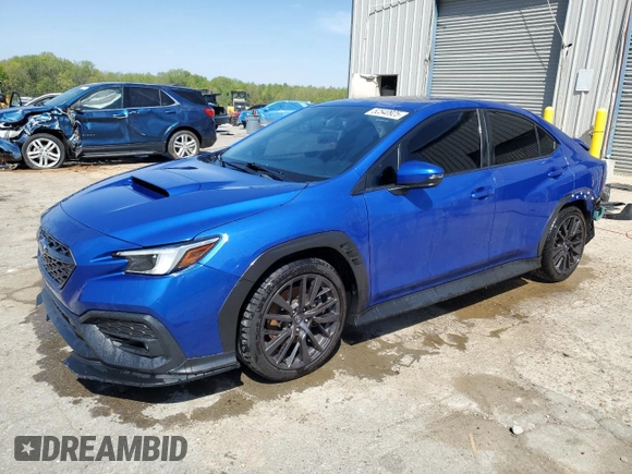 2022 Subaru WRX Limited with VIN JF1VBAL6XN9009643, listed as a Copart auction lot 52540925 with 28,008 mi miles and Salvage Title. Bid and sale history available at carsss.com. Image 1.