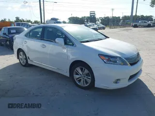 2011 Lexus HS 250h with VIN JTHBB1BA2B2045655, listed as a IAAI auction lot 42021780 with 279,594 mi miles and . Bid and sale history available at DreamBid. Image 1.