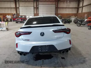 2023 Acura TLX Type S with VIN 19UUB7F95PA002147, listed as a IAAI auction lot 41860522 with 11,747 mi miles and . Bid and sale history available at DreamBid. Image 16.