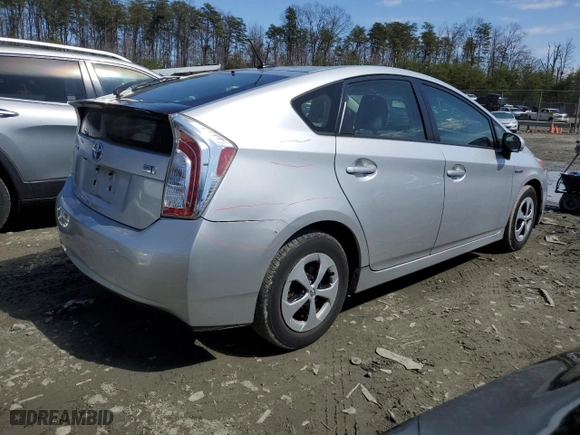 2012 Toyota Prius One with VIN JTDKN3DU8C5510936, listed as a Copart auction lot 48894795 with 82,122 mi miles and Salvage Title. Bid and sale history available at carsss.com. Image 3.