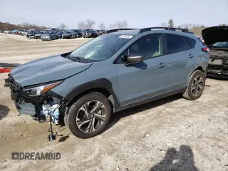 2024 Subaru Crosstrek Premium z VIN JF2GUADC0RH298854, wystawiony jako Copart lot #48958485 z przebiegiem 13 058 mil mil oraz Szkoda całkowita • Salvage title. Historia ofert i sprzedaży dostępna na DreamBid. Obrazek 1.