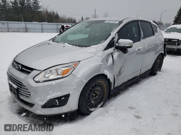 2017 Ford C-Max Titanium z VIN 1FADP5DU0HL115706, wystawiony jako Copart lot #43651495 z przebiegiem 84 183 mil mil oraz Szkoda całkowita • Salvage title. Historia ofert i sprzedaży dostępna na DreamBid. Obrazek 1.