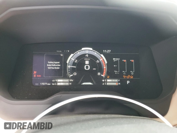 2022 Toyota Tundra 1794 Edition with VIN 5TFMA5DB5NX048356, listed as a Copart auction lot 81753004 with 17,077 mi miles and Salvage title. Bid and sale history available at DreamBid. Image 9.