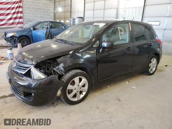 2012 Nissan Versa S with VIN 3N1BC1CP7CK205183, listed as a Copart auction lot 57873584 with 141,575 mi miles and Salvage Title. Bid and sale history available at carsss.com. Image 1.