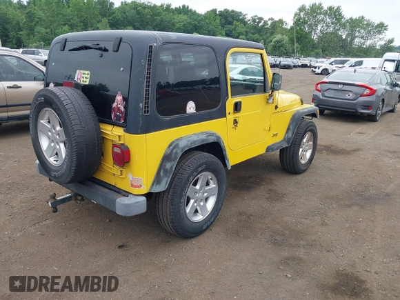 2000 Jeep Wrangler SE with VIN 1J4FA29P6YP770414, listed as a IAAI auction lot 42586842 with 289,774 mi miles and . Bid and sale history available at DreamBid. Image 4.