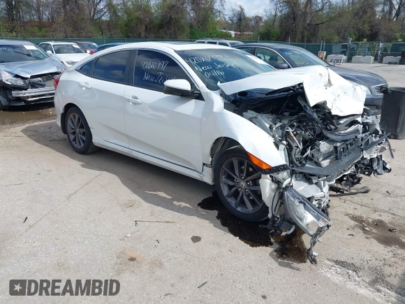 2019 Honda Civic EX z VIN 19XFC1F30KE208186, wystawiony jako IAAI lot #42020997 z przebiegiem 115 430 mil mil oraz . Historia ofert i sprzedaży dostępna na DreamBid. Obrazek 1.