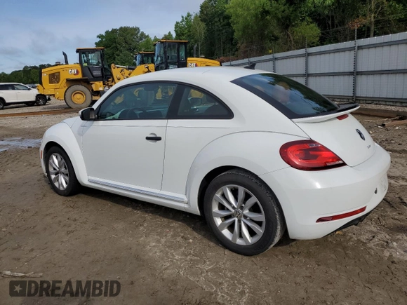 2017 Volkswagen Beetle Fleet with VIN 3VWF17AT2HM631251, listed as a Copart auction lot 58301085 with 107,808 mi miles and Salvage title. Bid and sale history available at DreamBid. Image 2.