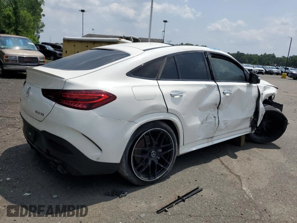 2024 Mercedes-Benz GLE 53 AMG with VIN 4JGFD6BB4RB131297, listed as a Copart auction lot 62172795 with Not provided miles and Clean title. Bid and sale history available at DreamBid. Image 3.