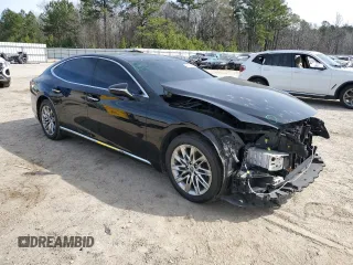2019 Lexus LS with VIN JTHB51FF8K5008119, listed as a Copart auction lot 45424905 with 73,714 mi miles and Salvage Title. Bid and sale history available at carsss.com. Image 4.